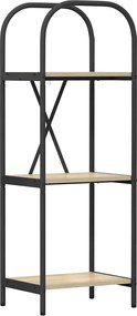 vidaXL Ράφι Βιβλίων Δρύς Sonoma 40 x 30 x 109 εκ Επεξεργασμένο ξύλο