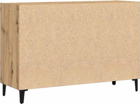 vidaXL Ραφιέρα Αρτισιανή Δρυς 103,5 x 35 x 70 εκ. από Επεξεργ. Ξύλο