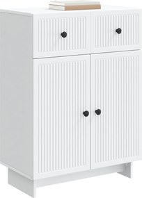vidaXL Πλαϊνό γραφείο Λευκό 66 x 34,5 x 90 εκ Επεξεργασμένο Ξύλο