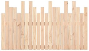 vidaXL Κεφαλάρι Επιτοίχιο 140x3x80 εκ. από Μασίφ Ξύλο Πεύκου