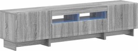 vidaXL 5 Τεμάχια LED Τηλεοπτικού Ντουλαπιού Γκρι Sonoma