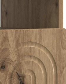 vidaXL Ντουλάπα LED Τηλεόρασης Artisan Δρυς Επεξεργασμένο Ξύλο