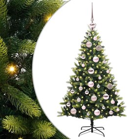 vidaXL Τεχνητό Χριστουγεννιάτικο Δέντρο με Συρταρωτές Βαθμίδες 150 LED