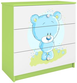 Συρταριέρα Babydreams Cartoon-Prasino-Teddy Bear