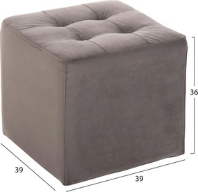 ΣΚΑΜΠΩ PUNK HM264.11 ΓΚΡΙ ΒΕΛΟΥΔΟ 39Χ39Χ36Υεκ.