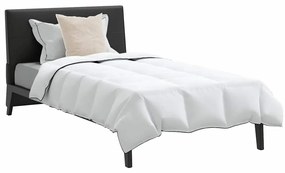 vidaXL Χειμερινό Παπλωματοθήκη με μαξιλάρι 2 pcs Λευκό Φτέρος