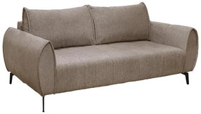 Τριθέσιος Καναπές Velton Fylliana Καφέ χρώμα 222x95x92εκ 222x95x92 εκ.