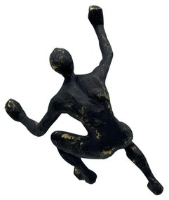 Διακοσμητική Φιγούρα Climber 2 021828 14,8x8,8xH22,8cm Antique Gold Polyresin