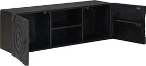 vidaXL Ντουλάπι TV Μαύρο 105 x 30 x 35 εκ