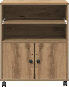 vidaXL Σταντ Εκτυπωτή Artisan Oak 60 x 48 x 74 εκ. Επεξεργασμένο Ξύλο