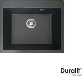Duralit KZ060 - Νεροχύτης Κουζίνας Συνθετικός 60x50 - 420. Graphite