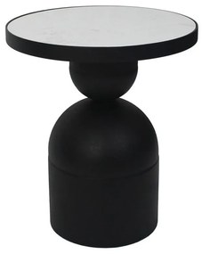 BOMB SIDE TABLE ΜΑΥΡΟ 41x41xH48cm - 04-1137