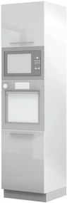 Επιδαπέδιο ντουλάπι φούρνου ψηλό Raval K23-60-RM-Λευκό γυαλιστερό - 60.00Χ60.00Χ235.00cm