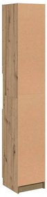 vidaXL Ντουλάπι μπάνιου Artisan Oak 32x34x188,5 cm Κατασκευασμένο ξύλο