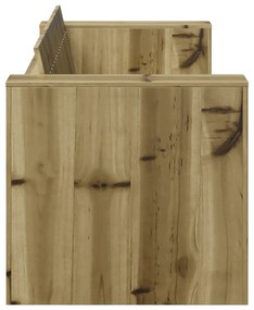 vidaXL Καναπές Κήπου 2 Θέσεων 134x60x62 εκ. Επεξεργασμένο Ξύλο Πεύκου