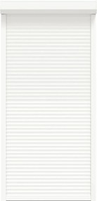 vidaXL Ρολό εισόδου Λευκός 100 x 210 cm Αλουμίνιο και Πολυουρεθάνη