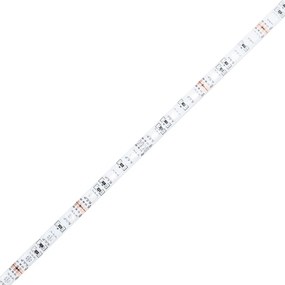 Τραπέζι Βοηθητικό με LED Λευκό 40x40x30 εκ. Επεξεργασμένο Ξύλο - Λευκό