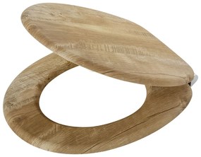 Καπάκι Λεκάνης MDF Hetta Brown 37,6x43,5x4εκ. Tiger 800589