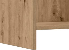 vidaXL Βιβλιοθήκη Artisian Δρυς 30 x 30 x 111 εκ Επεξεργασμένο Ξύλο