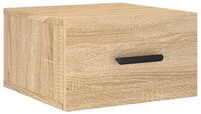 vidaXL Κομοδίνα Επιτοίχια Sonoma Δρυς 35 x 35 x 20 εκ.