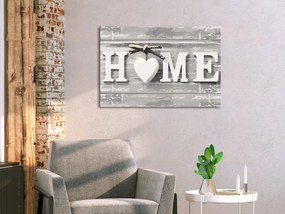 Πίνακας για να τον ζωγραφίζεις - Home (Letters) 60x40