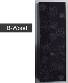 Στήλη Μπάνιου 120 εκ. Μαύρη Black wood ECO EXTRAS FT22.120.002B