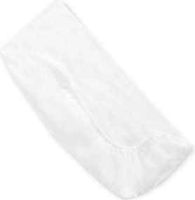 JERSEY FITTED SHEET 60/120+15 WHITE
