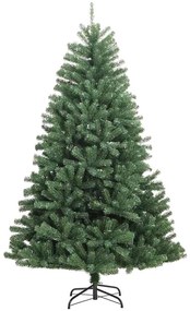 vidaXL Τεχνητό Χριστουγεννιάτικο Δέντρο με Άξονα Πράσινο 240 cm