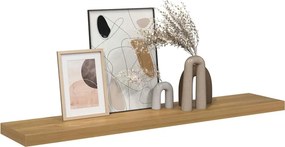 vidaXL Ράφι Τοίχου Επιτοίχιο Καφέ 120 x 23,5 x 3,8 cm