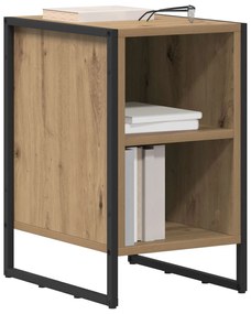 vidaXL Κομοδίνο 2 pcs Καρυδιά Χειροποίητης Εργασίας 39.5 x 30 x 50 εκ