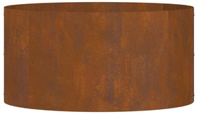 vidaXL Γλάστρα Κήπου Καφέ 40 x 40 x 20 cm Ατσάλι corten