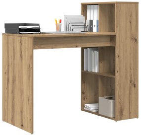 vidaXL Γραφείο Συγγραφής Artisan Oak Μοριοσανίδα Μεσαίο