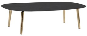 Τραπεζάκι Καφέ DKD Home Decor 122 x 60 x 30 cm Αλουμίνιο Σίδερο