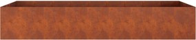 vidaXL Γλάστρα Κήπου Σκ rusty 360 x 80 x 60 εκ