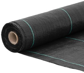 vidaXL Μεμβράνη Αντιβακτηριδιακής Προστασίας Μαύρη 0,5x100 μ. PP