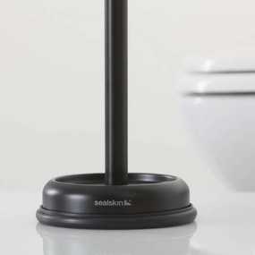 Acero χαρτοθήκη επιδαπέδια μαύρη Sealskin