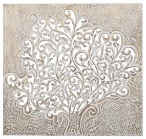 Διακόσμηση τοίχων DKD Home Decor Δέντρο MDF (120 x 4 x 120 cm)