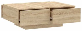 vidaXL Τραπεζάκι Σαλονιού Sonoma Δρυς 90 x 60 x 31 εκ. από Επεξ. Ξύλο