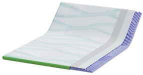 vidaXL Στρώματα Άλλο Λευκό και Πράσινο 140 x 200 cm