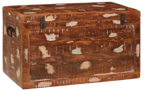 vidaXL Κουτί αποθήκευσης 70 x 35 x 40 εκ. Μασίφ ανακυκλωμένο ξύλο