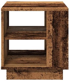 Τραπεζάκι σαλονιού Παλιό ξύλο 40x40x43 cm Κατασκευασμένο ξύλο - Καφέ