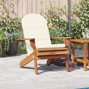 vidaXL Καρέκλα Κήπου Adirondack με Μαξιλάρια από Μασίφ Ξύλο Ακακίας