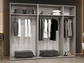 Ντουλάπα Alicante-Cashmere - Χρυσό-Μήκος: 250εκ