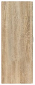 vidaXL Ντουλάπι Κρεμαστό Sonoma Δρυς 69,5x34x90 εκ. Επεξεργασμένο Ξύλο