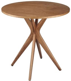 Τραπέζι Jubi JUBITSROOAK Φ70x73cm Oak Mdf,Ξύλο