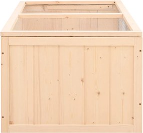 vidaXL Κλουβί Χάμστερ 104 x 52 x 38 εκ. από Μασίφ Ξύλο Ελάτης