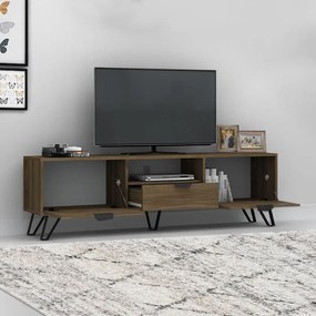Έπιπλο τηλεόρασης Jasmine καρυδί 170x35x50εκ