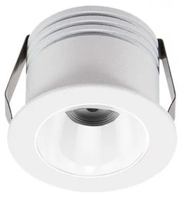 Σποτ Φωτιστικό Χωνευτό COB Led 3W 230V Δέσμη 25 Μοίρες 3000Κ Lumen 3-96325000 Λευκό