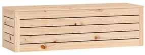 vidaXL Κουτί Αποθήκευσης 109x36,5x33 εκ από Μασίφ Ξύλο Πεύκου