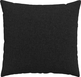 vidaXL Μαξιλάρι Καναπέ 2 pcs ύφασμα Μαύρο 50 x 50 cm